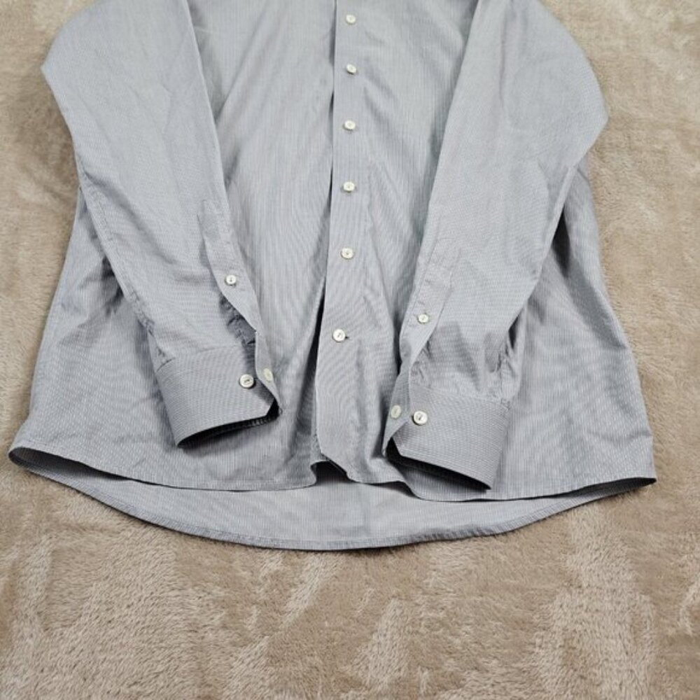 Eton Contemporary Dress Shirt Striped Men's 16 41 Long Sleeve Button Down Preppy - Picture 7 of 10